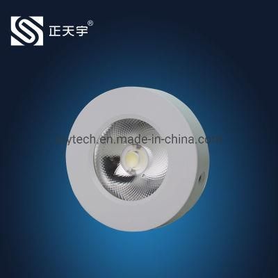 High Power 220V Surface Mounted Under LED Puck/Wardrobe/Counter Downlight with Ce Approval