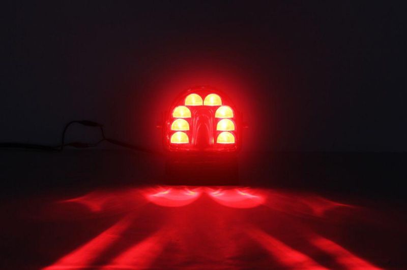 10~80V DC Forklift LED Red Zone Safety Warning Forklift Light
