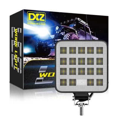 Dxz New 19LED 57W LED Square Work Light Bar Spot Lamp off-Road Light Driving Spotlight for SUV ATV Truck
