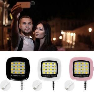 Flash 3.5mm 16 Mini LED Selfie Flash Light for iPhone Smart Phone