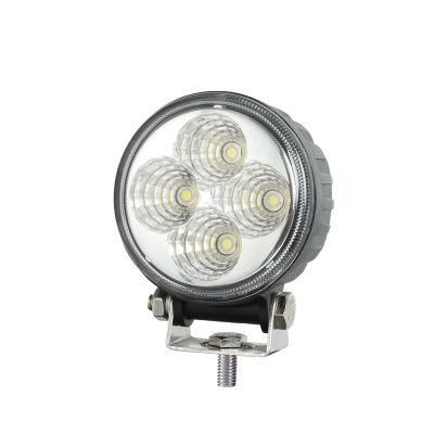 Low Cost Epistar 3&quot; 12W Flood Round LED Work Light for Tractor Offroad SUV