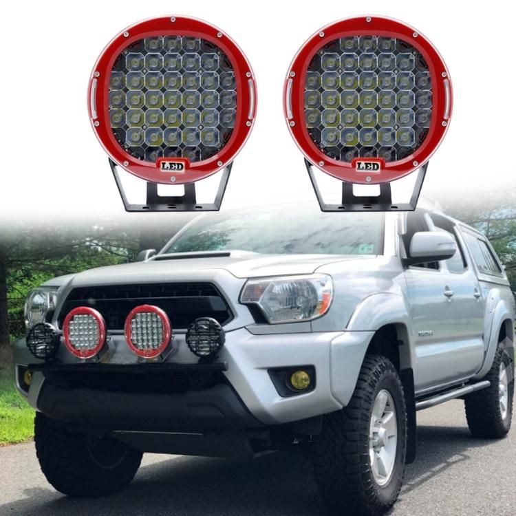 Round 9 Inch 185W LED Driving Light 4X4 Work Lights for Truck 4WD SUV ATV Car 12V 24V External Lights