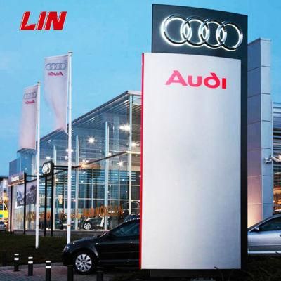 Outdoor Advertising Lighting Acrylic Car Logo Sign for Car Shop