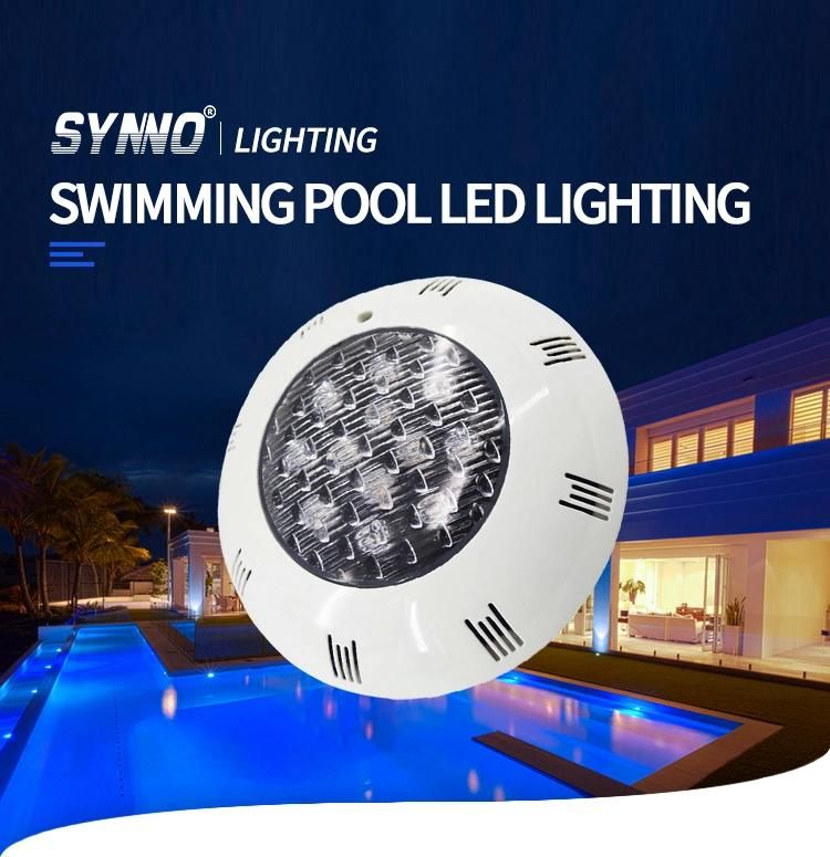 Stainless Steel Material RGB Underwater Pool Lights LED Underwater IP68 Waterproof Underwater Swimming Pool Light