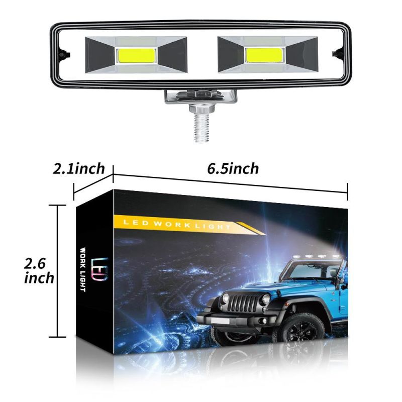 Dxz COB 48W 6 Inch Offroad Spot Work Light Barre LED Working Lights Beams Car Accessories for Truck ATV 4X4 SUV