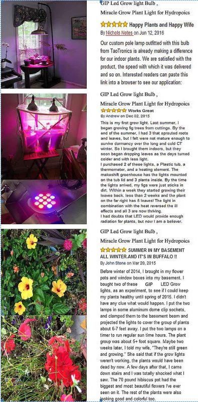 450nm Blue 660nm Red LED Grow Light for Potted Plant