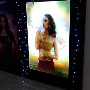 LED Wall Mounted Aluminum Poster Display Frames