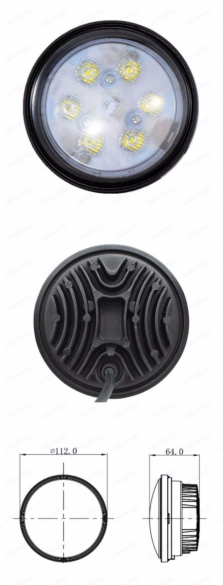 4 Inch 18W Bright Power Machinery Use LED Agricultural Light