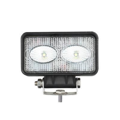 Square Waterproof 20W 4.5inch Spot/Flood 12V/24V CREE LED Work Light for Offroad Truck Tractor Forklift