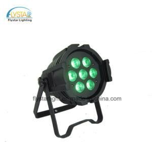 Cheap Disco Lights 7PCS LED PAR Cans Slim Light