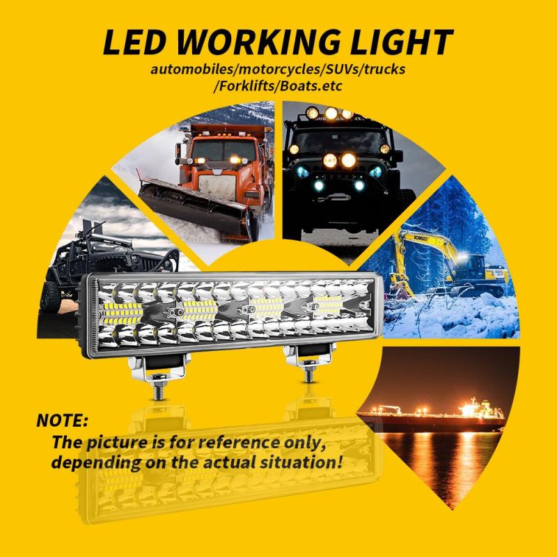 Dxz 12inch 64SMD Work Light Spot LED Work Bar Spot Beam for Truck Offroad Tractor SUV ATV for 4X4 Accessories off Road