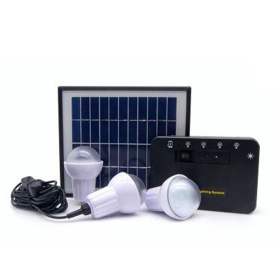Hot Sell Home Application 4W Solar Panel Green Energy Solar Generator Home Lighting Kits