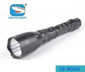 Rechargeable Aluminum LED Flashlight Outdoor Spotlight Torch