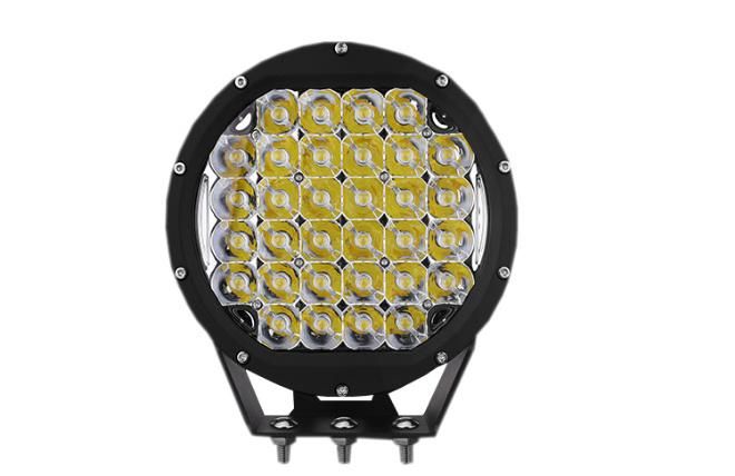 LED Spotlight Super Bright High Power Front Bumper Spotlight Modified Wrangler off-Road Roof Light LED Work Light 185W 9 Inch