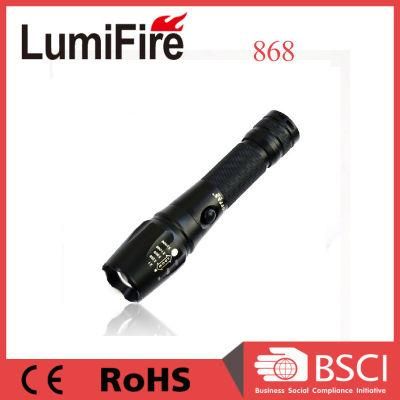 Aluminium CREE Xm-L T6 LED Zoomable LED Flash Torch