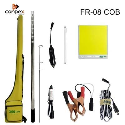 Conpex Waterproof Telescopic Rod Stand LED COB Camping Light Night Travel Tent Light for Outdoor Activities