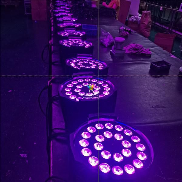 Stage Equipment DMX Disco RGBW 4in1 LED 24X12W DMX PAR Can Light