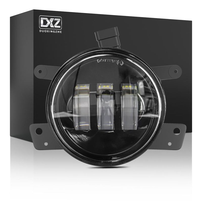 Dxz 4" Inch LED Fog Lights White CREE LED Chip Fog Lamp for Jeep Wrangler Unlimited Jl Driving Fog Lamp