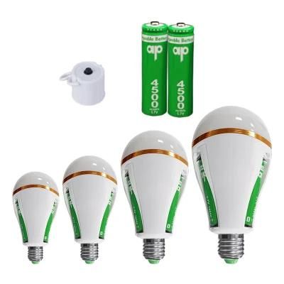 Rechargeable LED Light Bulb and Battery Can Be Replaced