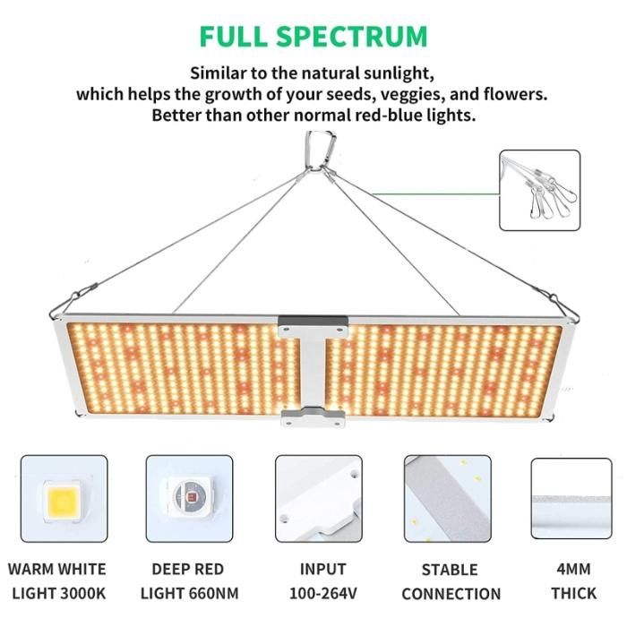 Rygh Sunlike Panel Quantum Board 240W LED Plant Grow Light