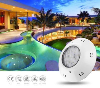 RGB 2 Wires Connection LED Surface Mounted LED Swimming Pool Light IP68 Waterproof