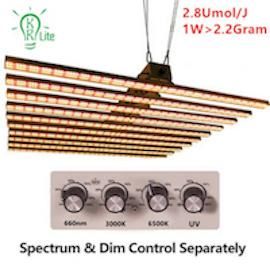 1200W 12 Bars Hydroponic Waterproof Inventronic Dimmable Driver Quantum Board Full Spectrum LED Grow Light Bars for Indoor Growing