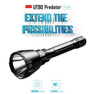 Imalent Ut90 Kit LED Flashlight 4800 Lumen Weapon Tactical Light, 1308 Meters Beam Distance Rechargeable Torch for Hunting and Camping