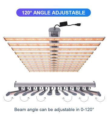 Price of Full Spectrum LED Grow Lamp for Farm Hydroponic Growth 770W 2835 Ultraviolet Foldable Dimmable Panel LED Plant Grow Light