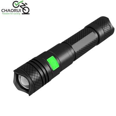 600 Lumen USB Rechargeable Zoomable LED Tactical Flashlight