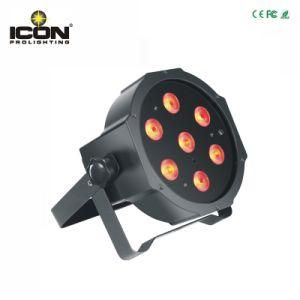 7X10W LED Flat PAR for Party Light with Ce RoHS