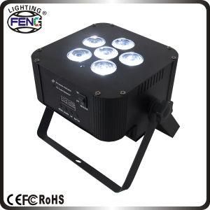 Portable 6 X 5in1 Battery Powered LED Stage Light