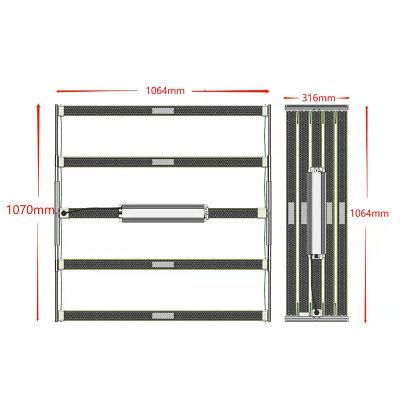 Spydr Type New Designing Full Spectrum 730W 1000W LED Plant Grow Lights for Indoors Plants Pvisung 730W Grow Light Hydroponic