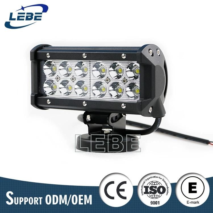 Jeep SUV ATV 36W LED Driving Roof Motorcycle IP67 Auto Offroad 4X4 LED Light Bar
