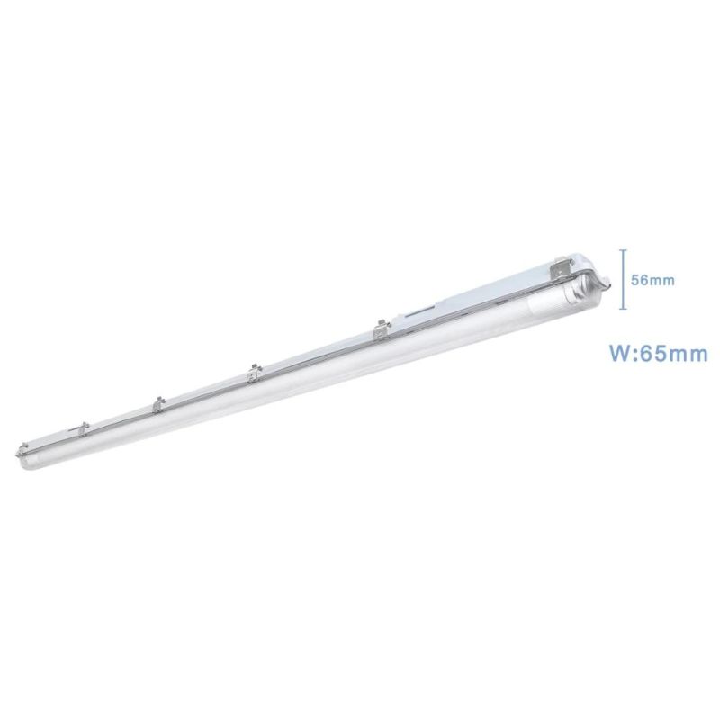 Waterproof 0.6m Batten Misture-Proof Lamp with 2 LED Tube Fixture