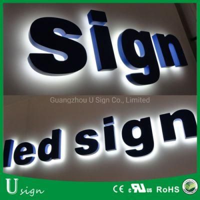 Customized Mirror Finish Outdoor LED Metal Letter Sign for Outdoor Advertising Sign
