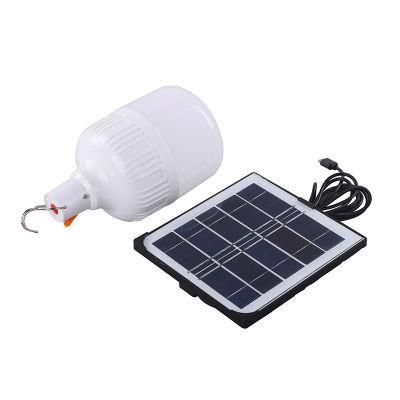 LED Emergency Light Bulb Outdoor Solar Rechargeable Lamp