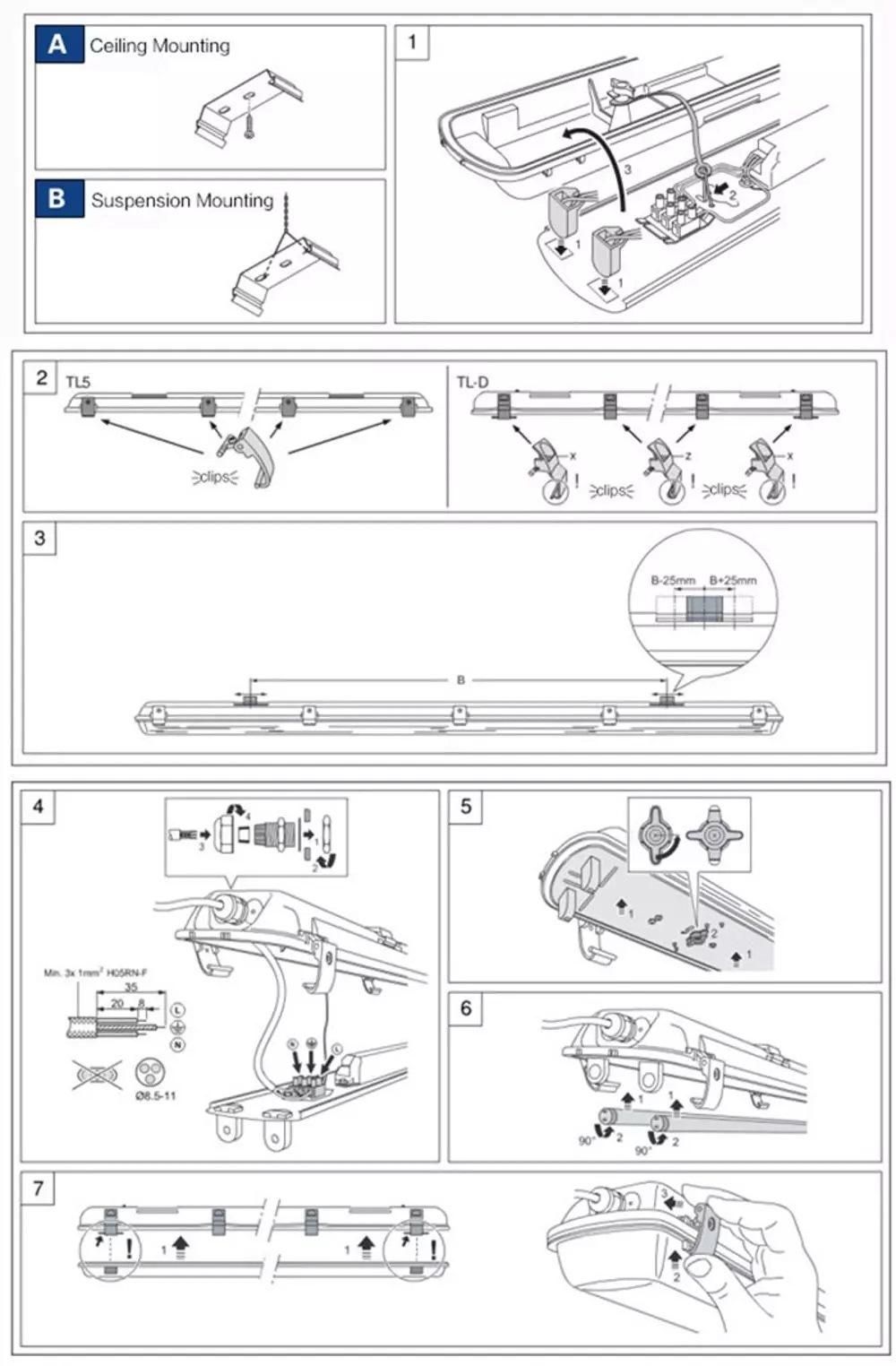 CE SAA Weatherproof Salt Proof Waterproof Corrosionproof LED Lighting