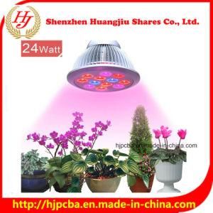 12W/24W E27 PAR38 Hydroponic LED Plant Grow Lights Growing Lamp for Garden Greenhouse
