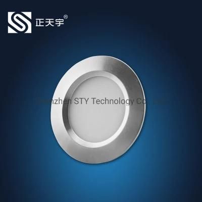 AC Powered Round LED Cabinet/Wardrobe Light with Ce Approval