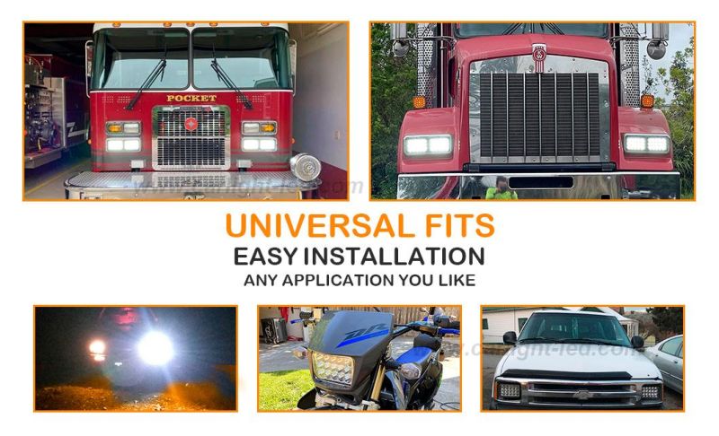 LED Headlights 7X6 Headlamp LED Car Light