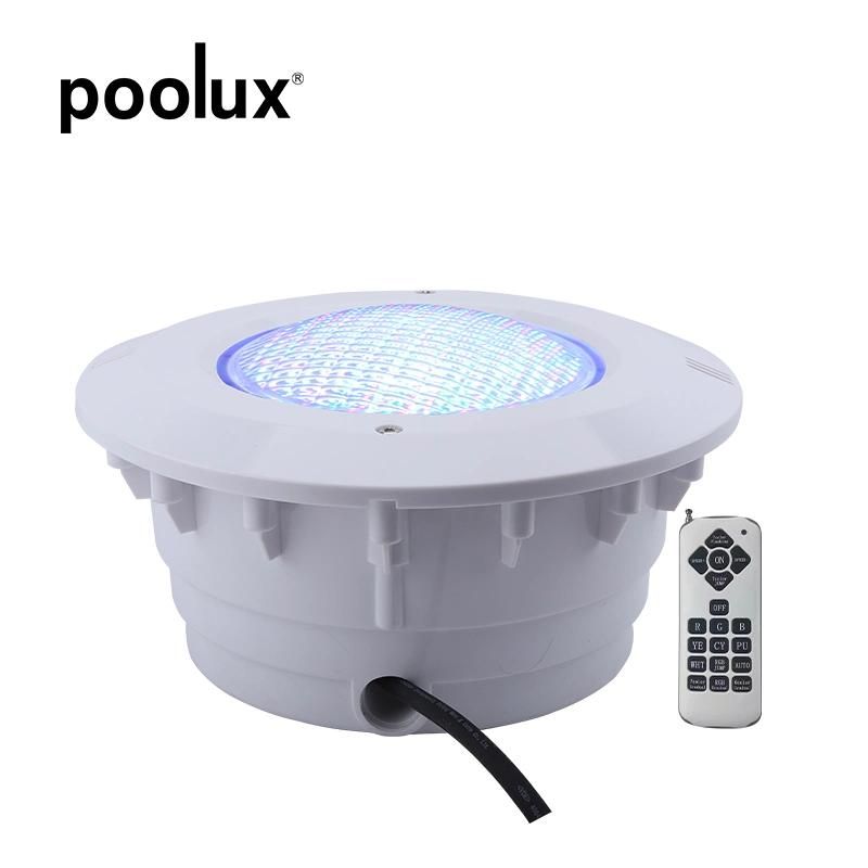 PAR56 12V 20W 252LEDs Glass Swimming Pool Lamp Underwater LED Light RGB with 18keys Remote Control