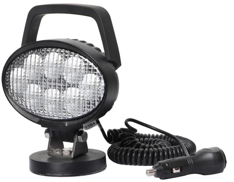 0424yx Portable LED Work Light 24W 6.0 Inch with Cigar Lighter Magnet Base
