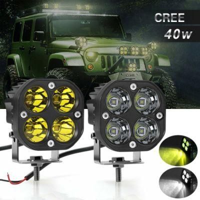 40W CREE Auto Car off Road LED Work Light for Truck Tractor Boat 12V 24V Spot Beam