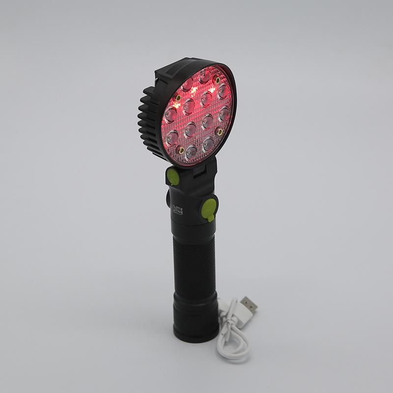 Quality Portable Handheld Spotlight Rechargeable LED Rechargeable Working Inspection Lamp with Strong Magnet Hook LED Work Light