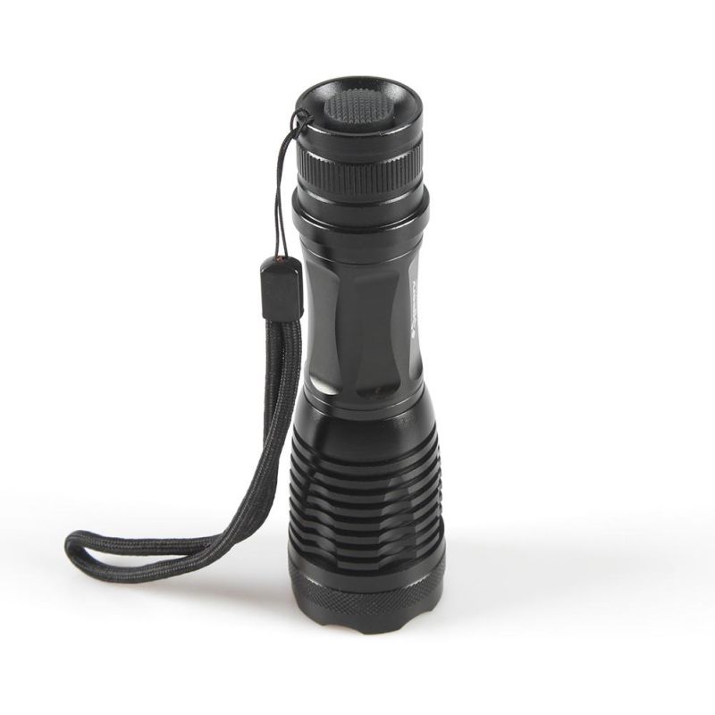 Yichen Zoom Rechargeable Dual Beams LED Flashlight