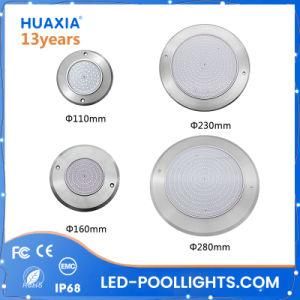 Ultrathin 6W 8W 18W 24W 35W 12V 316ss Underwater Lamp LED Swmming Pool Lighting