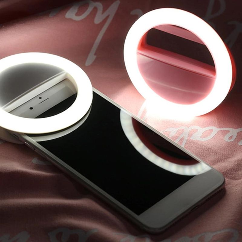 Portable Ring Fill Light Mini LED Selfie Flash Ring Fill Light