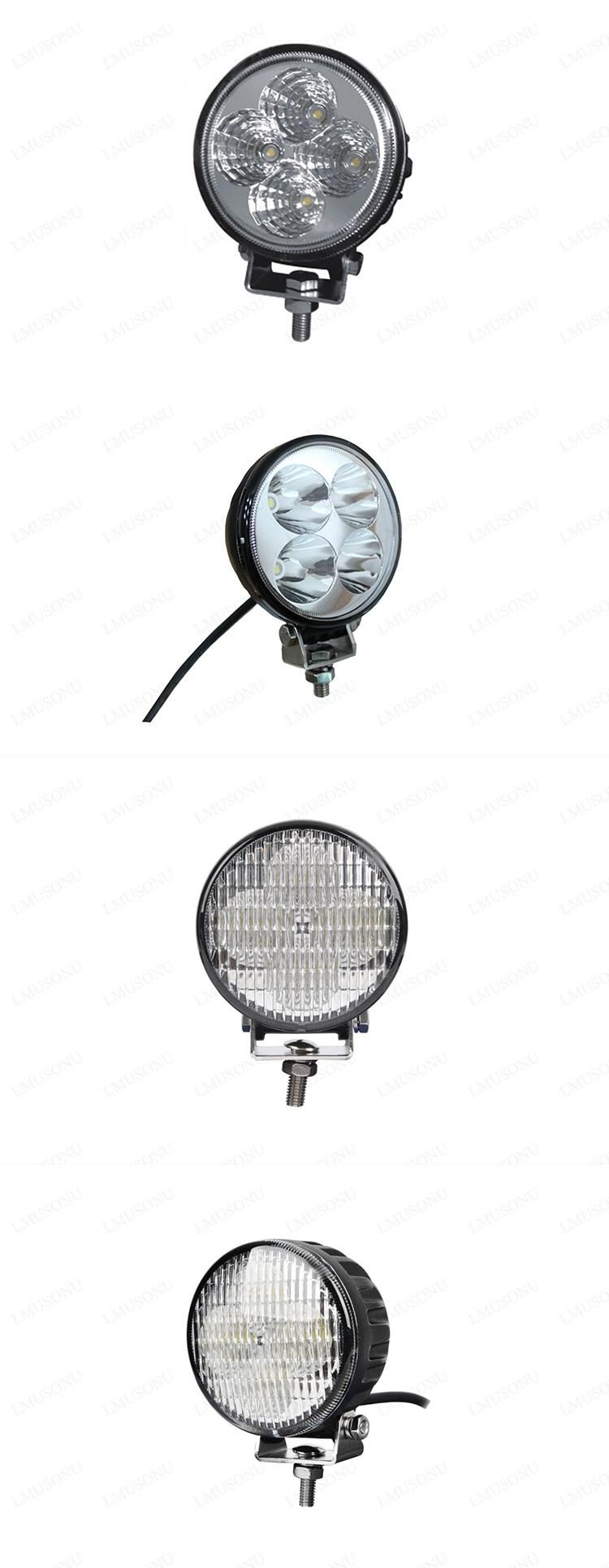 Outdoor Car LED Working Light 12W 3.2" Bridgelux Truck Boat