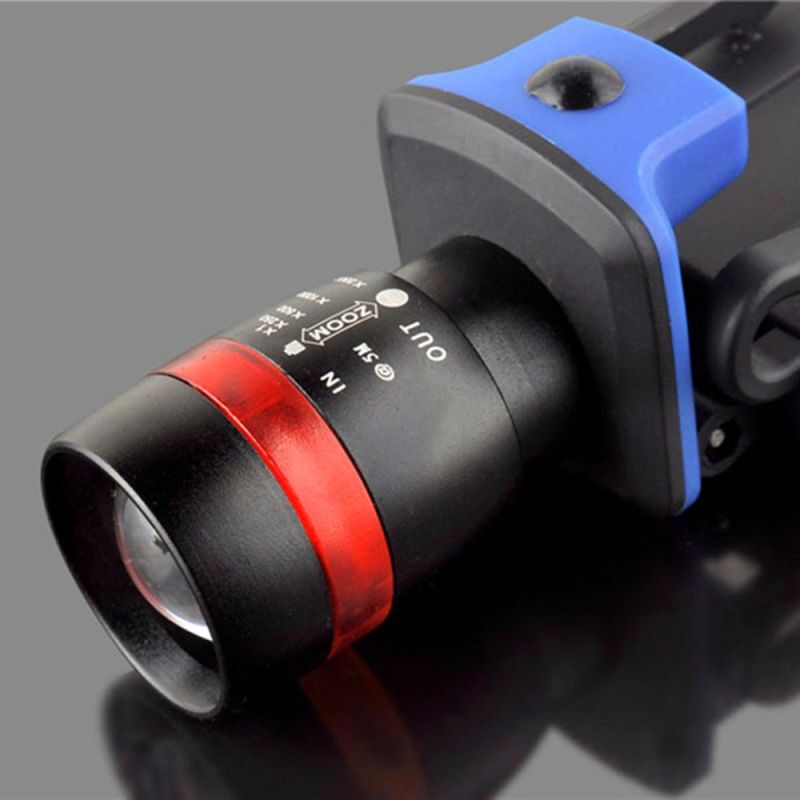 120 Lumens Zoomable Clip-on Cap Hat Head Lamp Light Headlight Mini Headlamp