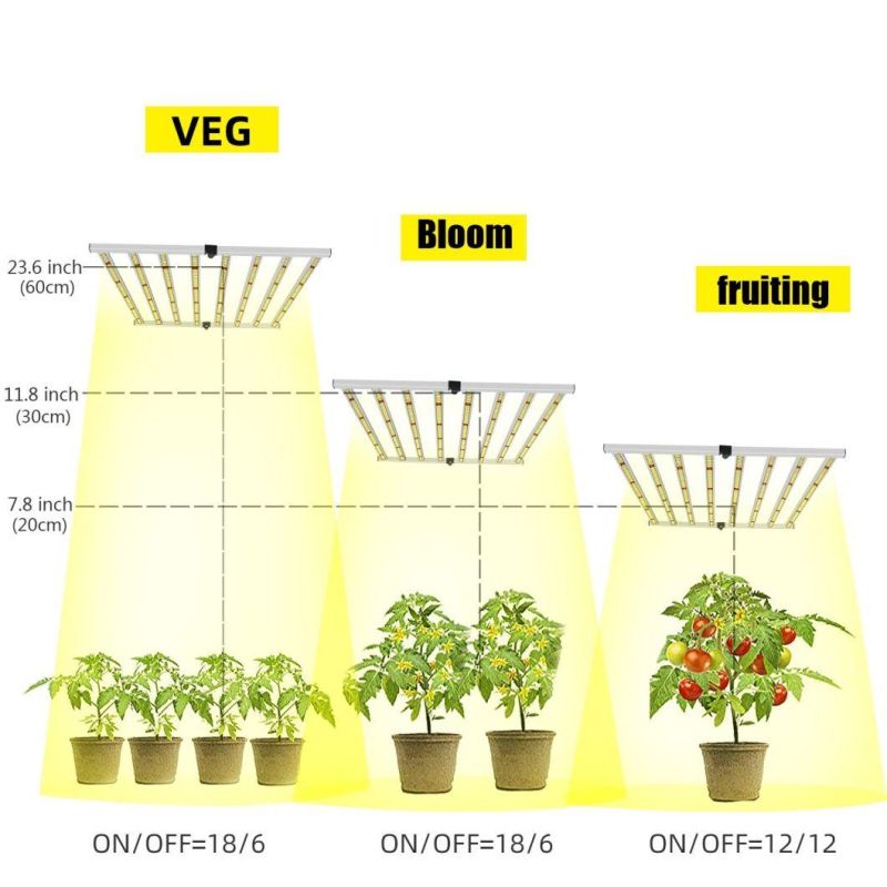 Wholesale Horticultural 800W LED Grow Light Bar for Greenhouse Plants